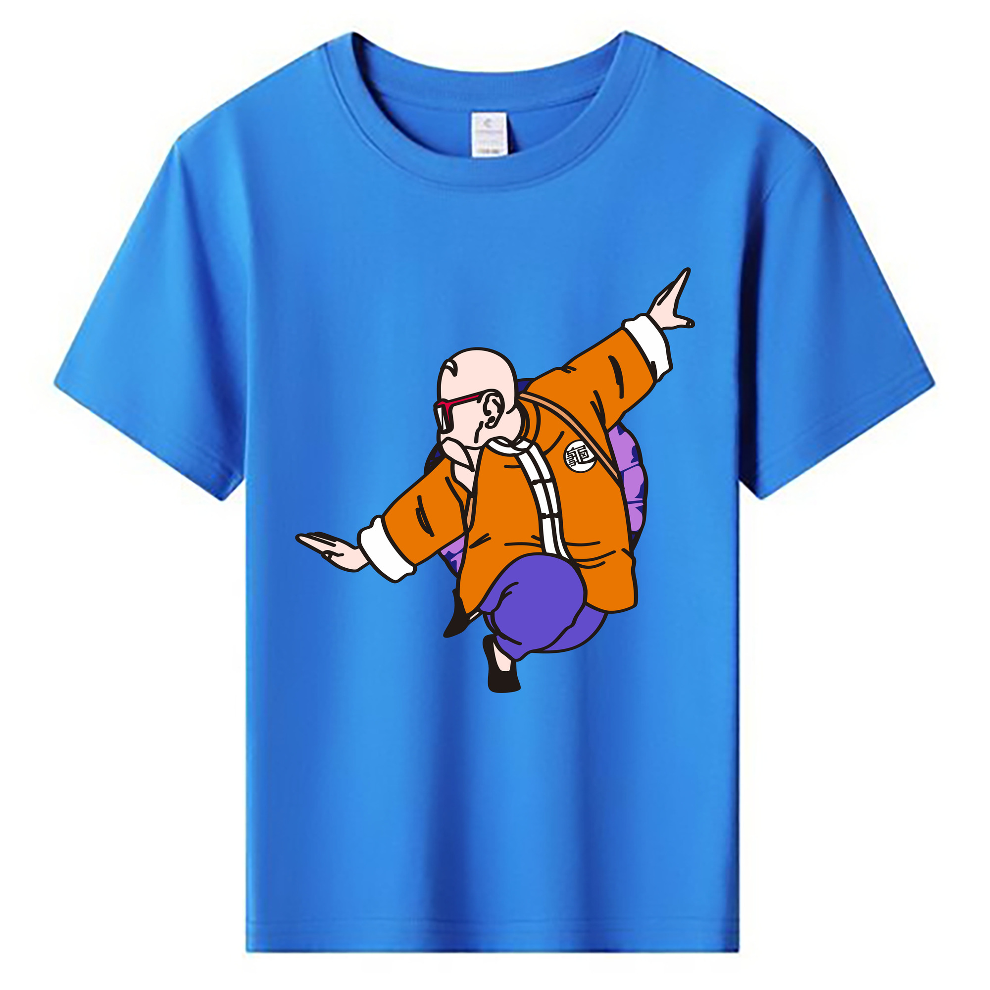 （画像用） ドラゴンボール 亀仙人（かめせんにん） DRAGON BALL Master Roshi Kame Sennin 綿100％キッズTシャツ（フロントプリント）